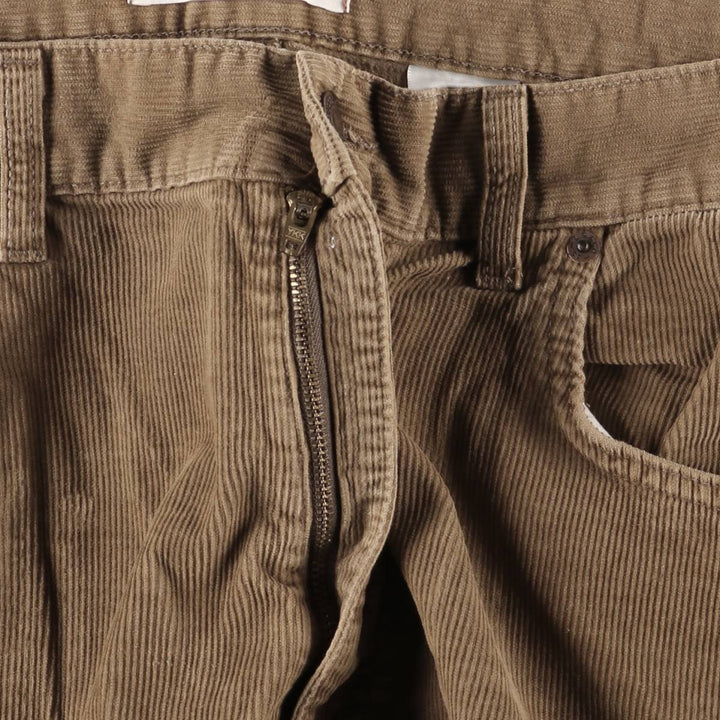 Levi's Loose Straight Corduroy Pants, Men's, Size 37 cotton brown type Vintage Second Hand