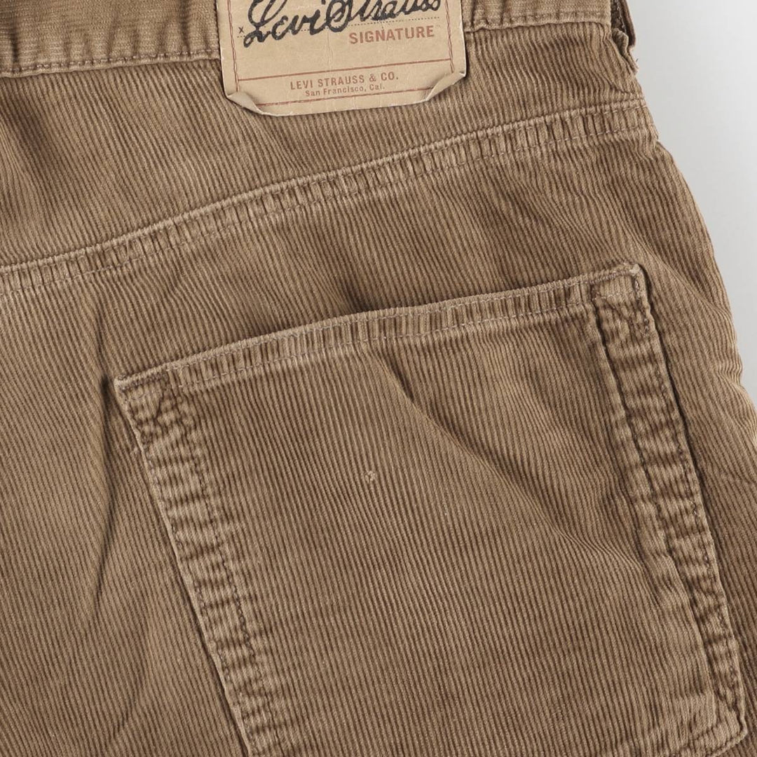 Levi's Loose Straight Corduroy Pants, Men's, Size 37 cotton brown type Vintage Second Hand