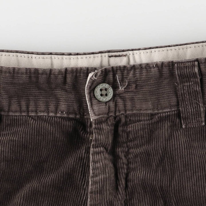 Dockers Khakis Corduroy Pants, Men's, Size W32 cotton brown type Vintage Second Hand