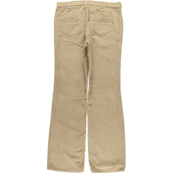 Vintage Levi's 575 Flare-Cut Corduroy Pants from the 1970'S and 1980s, Men's Size W35 unclear Beige type Vintage Second Hand
