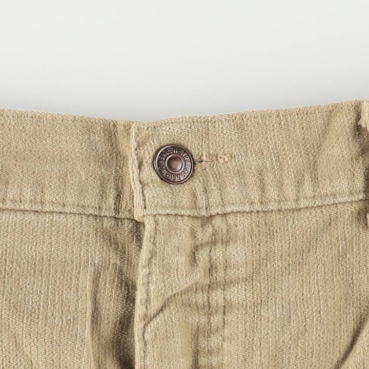 Vintage Levi's 575 Flare-Cut Corduroy Pants from the 1970'S and 1980s, Men's Size W35 unclear Beige type Vintage Second Hand