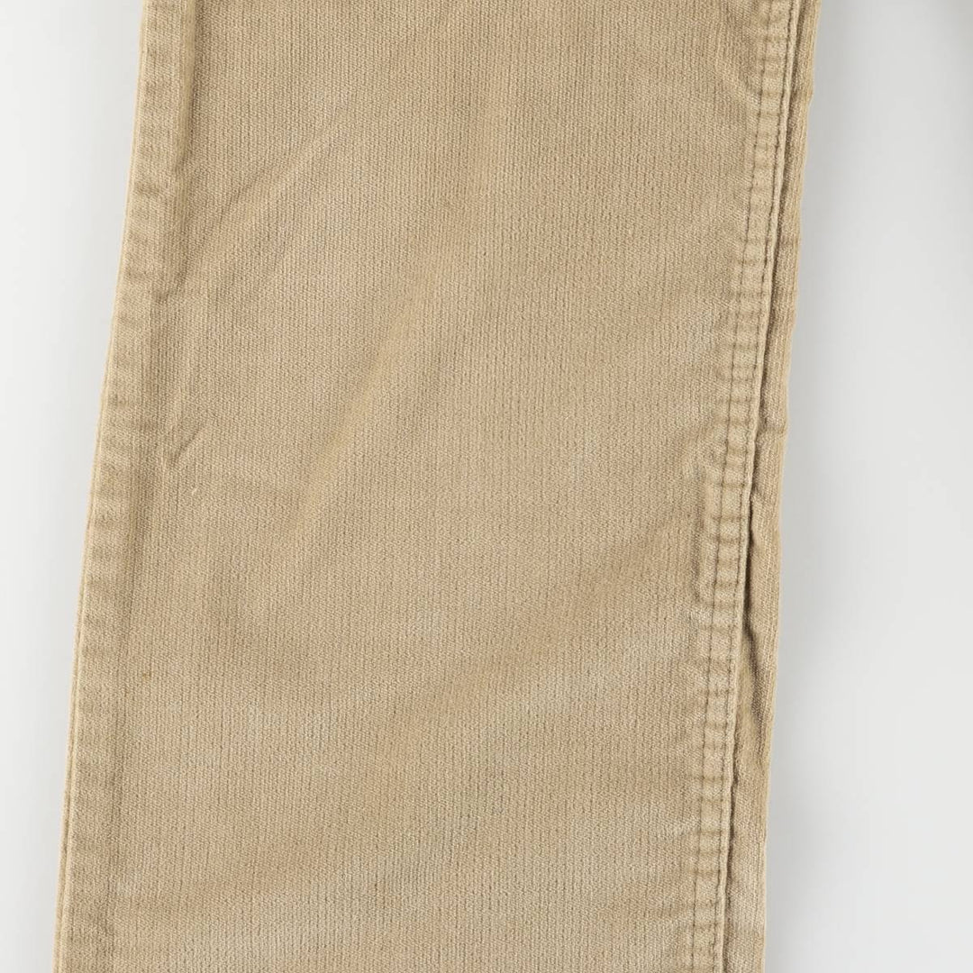 Vintage Levi's 575 Flare-Cut Corduroy Pants from the 1970'S and 1980s, Men's Size W35 unclear Beige type Vintage Second Hand