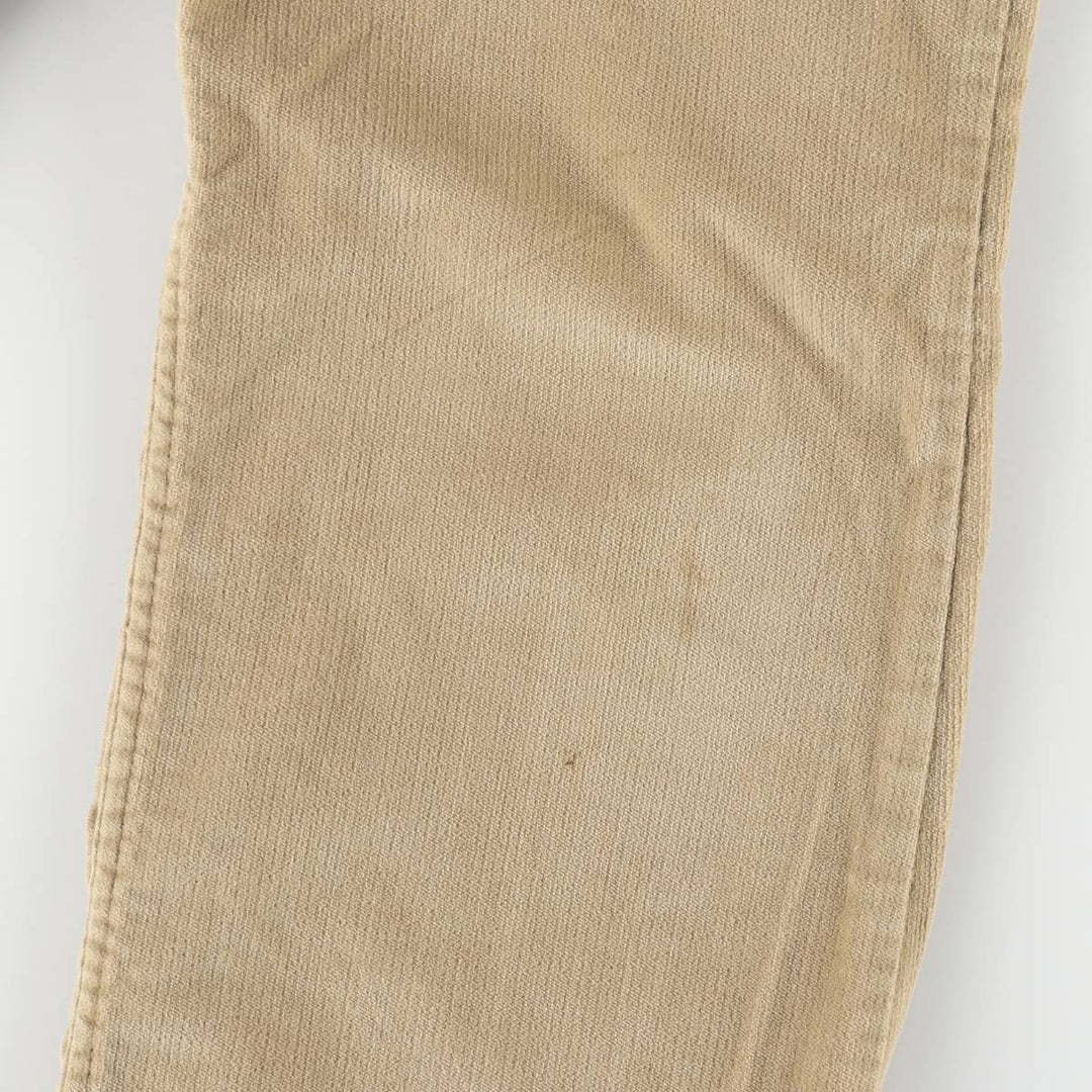 Vintage Levi's 575 Flare-Cut Corduroy Pants from the 1970'S and 1980s, Men's Size W35 unclear Beige type Vintage Second Hand