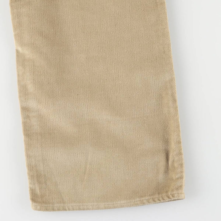 Vintage Levi's 575 Flare-Cut Corduroy Pants from the 1970'S and 1980s, Men's Size W35 unclear Beige type Vintage Second Hand