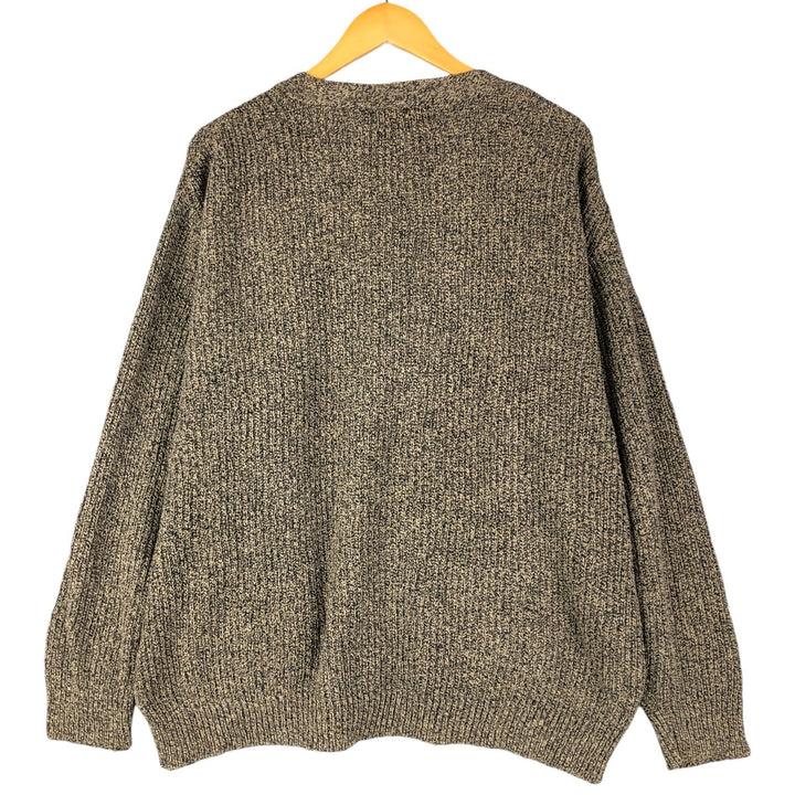 Eddie Bauer Cotton Knit Cardigan, Made in USA, Men's Size M cotton Beige type Vintage Second Hand