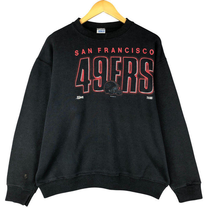 Vintage 90'S SALEM SPORTWEAR NFL Las Vegas Raiders Print Sweatshirt, Men's Size L cotton black type Vintage Second Hand