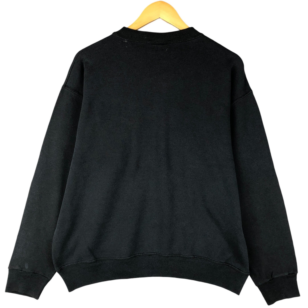 Vintage 90'S SALEM SPORTWEAR NFL Las Vegas Raiders Print Sweatshirt, Men's Size L cotton black type Vintage Second Hand