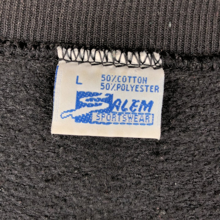 Vintage 90'S SALEM SPORTWEAR NFL Las Vegas Raiders Print Sweatshirt, Men's Size L cotton black type Vintage Second Hand