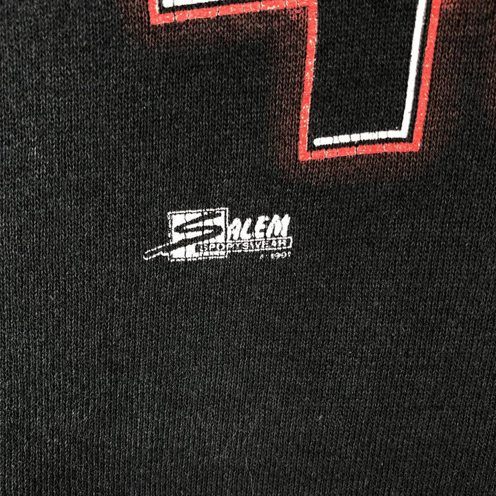 Vintage 90'S SALEM SPORTWEAR NFL Las Vegas Raiders Print Sweatshirt, Men's Size L cotton black type Vintage Second Hand