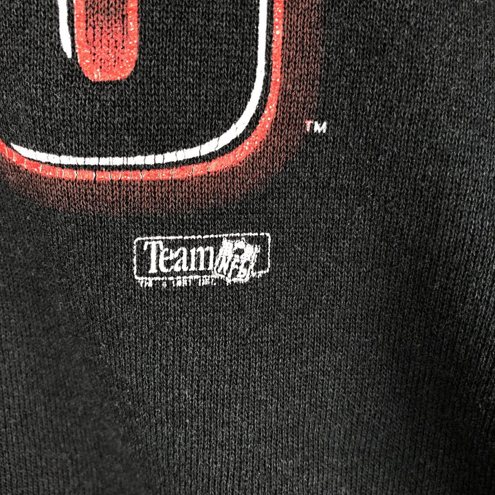 Vintage 90'S SALEM SPORTWEAR NFL Las Vegas Raiders Print Sweatshirt, Men's Size L cotton black type Vintage Second Hand