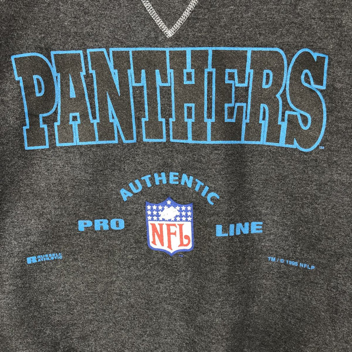 90'S Russell NFL Las Vegas Raiders Print Sweatshirt, Vintage, Made in USA, Men's Size L cotton Charcoal Vintage Second Hand