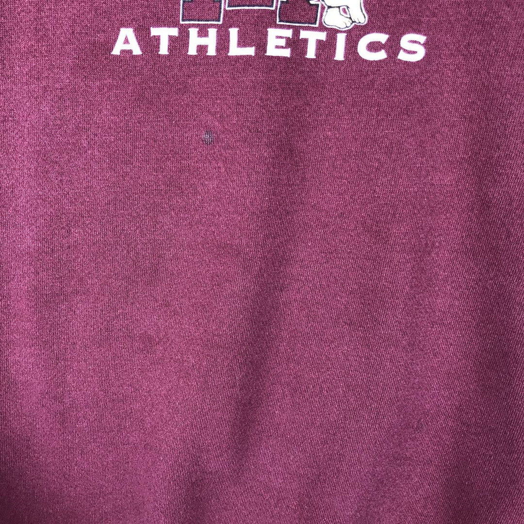 90'S Lee SPORT University of Minnesota Triple Print College Character Sweatshirt, Made in USA, Men's XL cotton burgundy type Vintage Second Hand