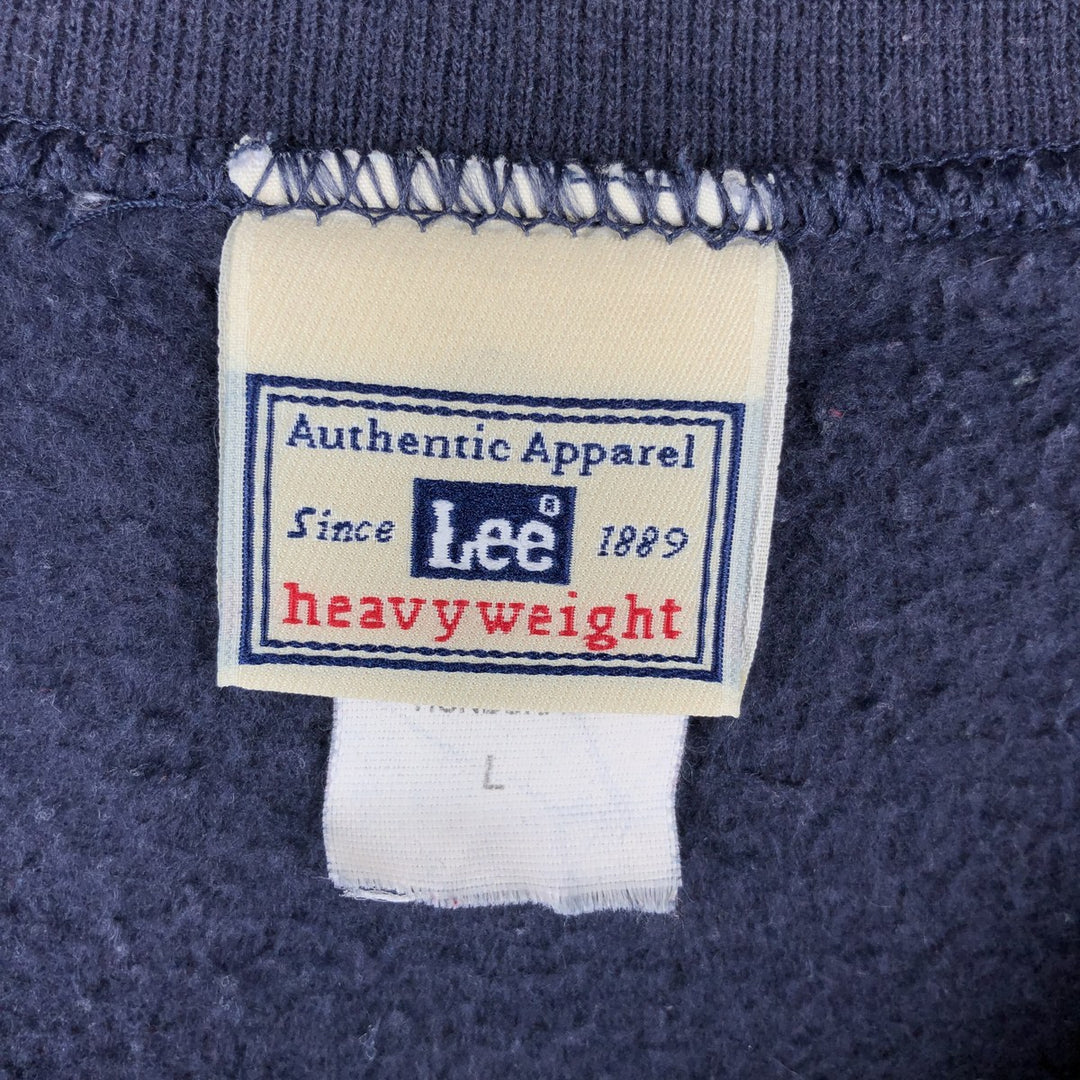 Lee MLB New York Yankees Print Sweatshirt, Men's, Size L, Vintage cotton navy blue type Vintage Second Hand