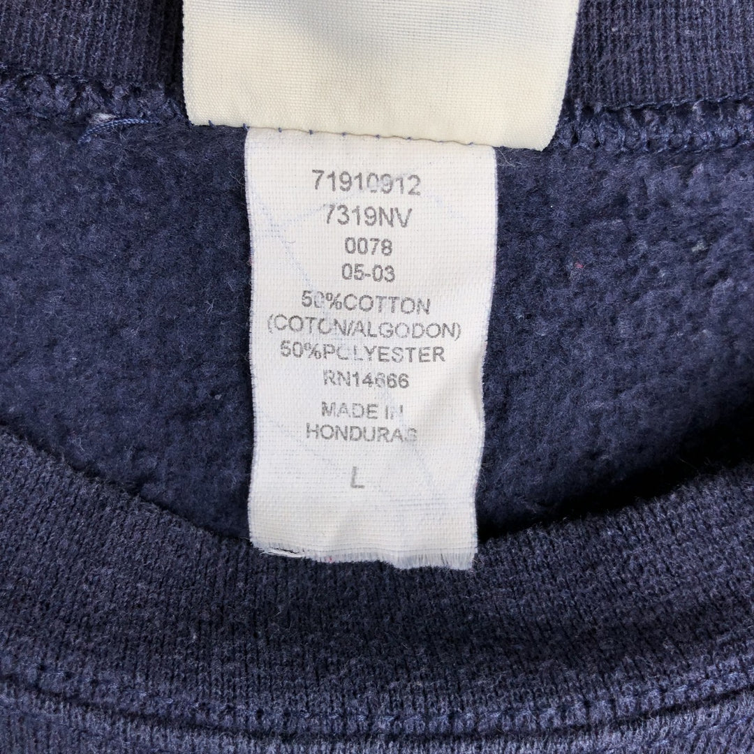 Lee MLB New York Yankees Print Sweatshirt, Men's, Size L, Vintage cotton navy blue type Vintage Second Hand