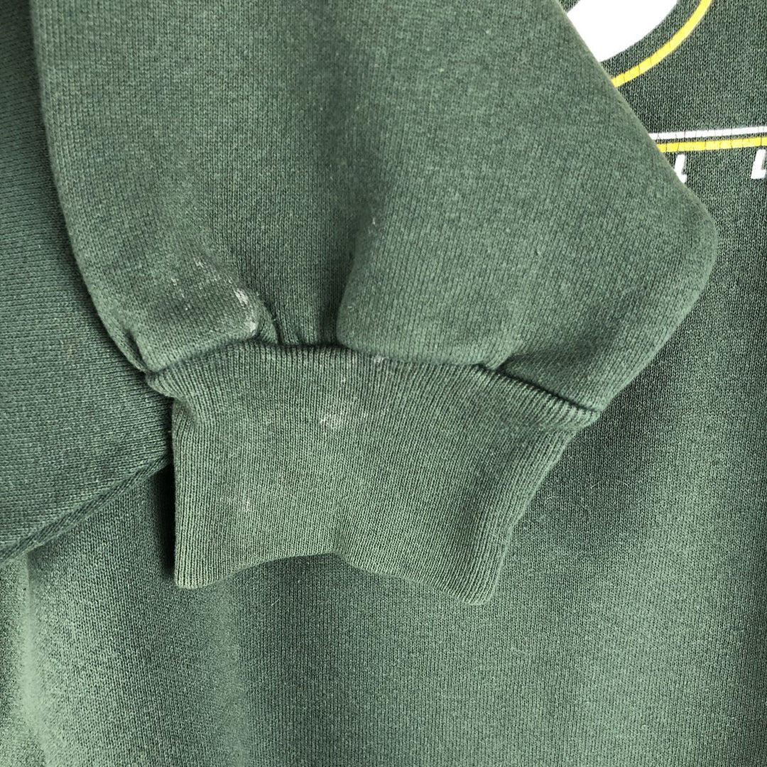 PUMA NFL GREEN BAY PACKERS Print Sweatshirt, Men's Size L cotton green type Vintage Second Hand