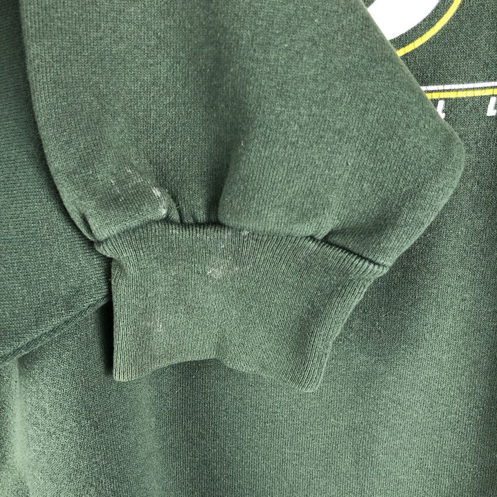 PUMA NFL GREEN BAY PACKERS Print Sweatshirt, Men's Size L cotton green type Vintage Second Hand
