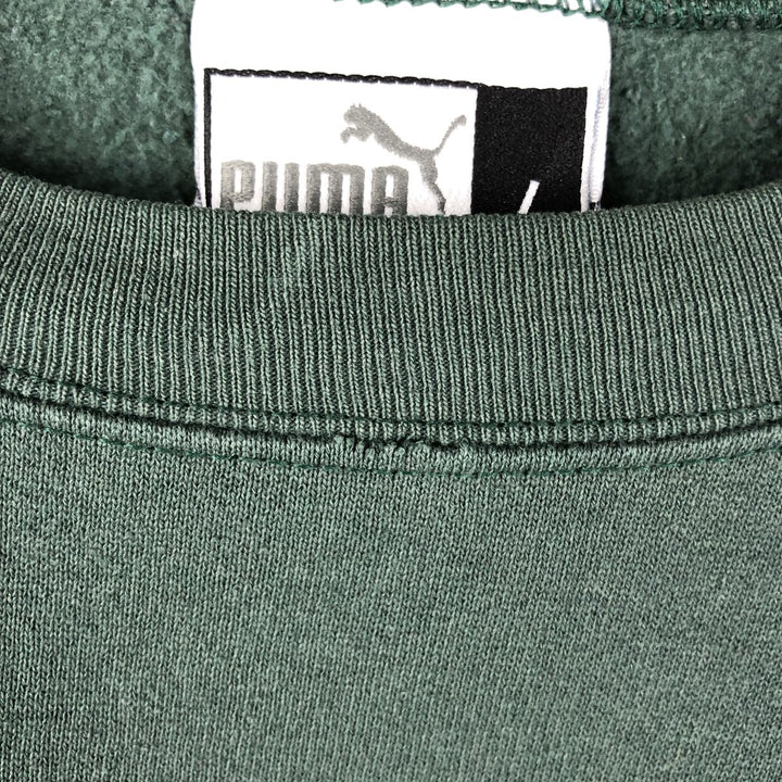 PUMA NFL GREEN BAY PACKERS Print Sweatshirt, Men's Size L cotton green type Vintage Second Hand