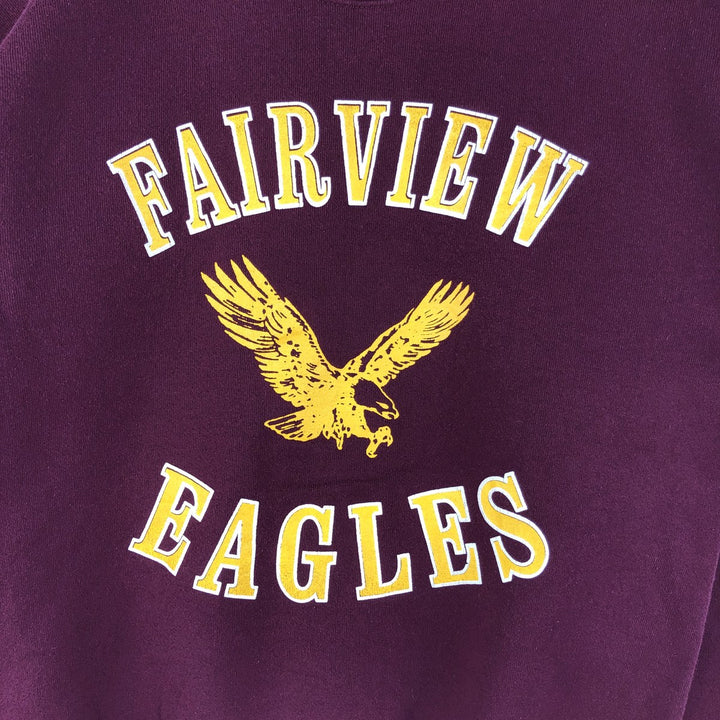 Vintage 90'S Lee Heavy Weight Triple Print College Sweatshirt, Made in USA, Men's Size Medium cotton burgundy type Vintage Second Hand