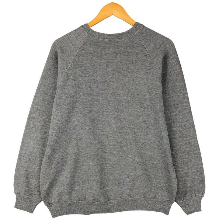 Vintage 1980'S Springfoot College Sweatshirt, Men's Size XL polyester gray type Vintage Second Hand