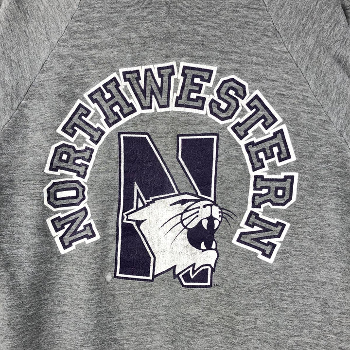 Vintage 1980'S Springfoot College Sweatshirt, Men's Size XL polyester gray type Vintage Second Hand
