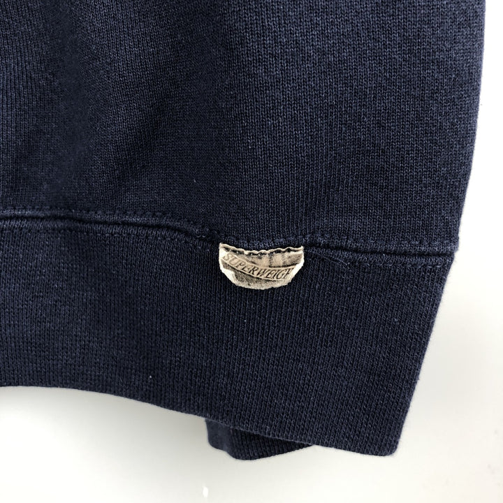 Vintage 90'S Tultex Super Weight college sweatshirt, made in the USA, men's size XL cotton navy blue type Vintage Second Hand