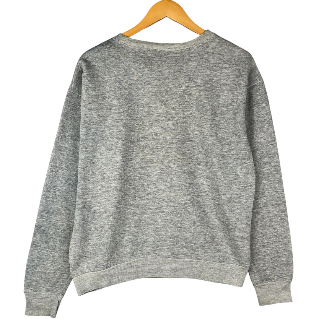 Vintage 90'S Logo Seven Advertising Sweatshirt, Made in USA, Men's XL cotton gray type Vintage Second Hand