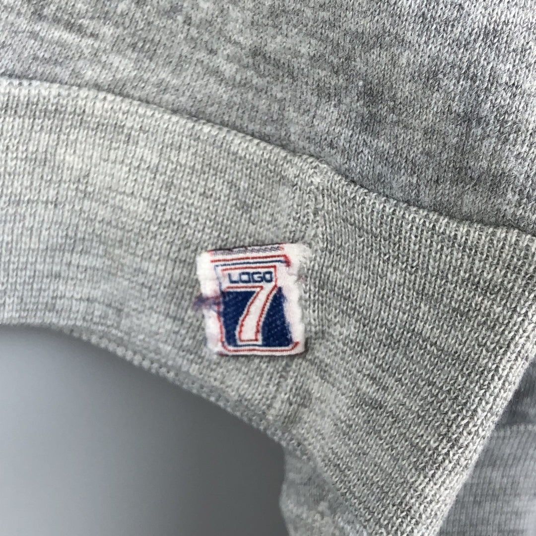 Vintage 90'S Logo Seven Advertising Sweatshirt, Made in USA, Men's XL cotton gray type Vintage Second Hand