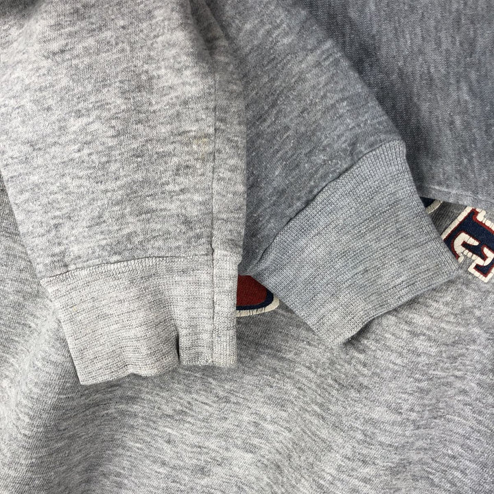 Vintage 90'S Logo Seven Advertising Sweatshirt, Made in USA, Men's XL cotton gray type Vintage Second Hand