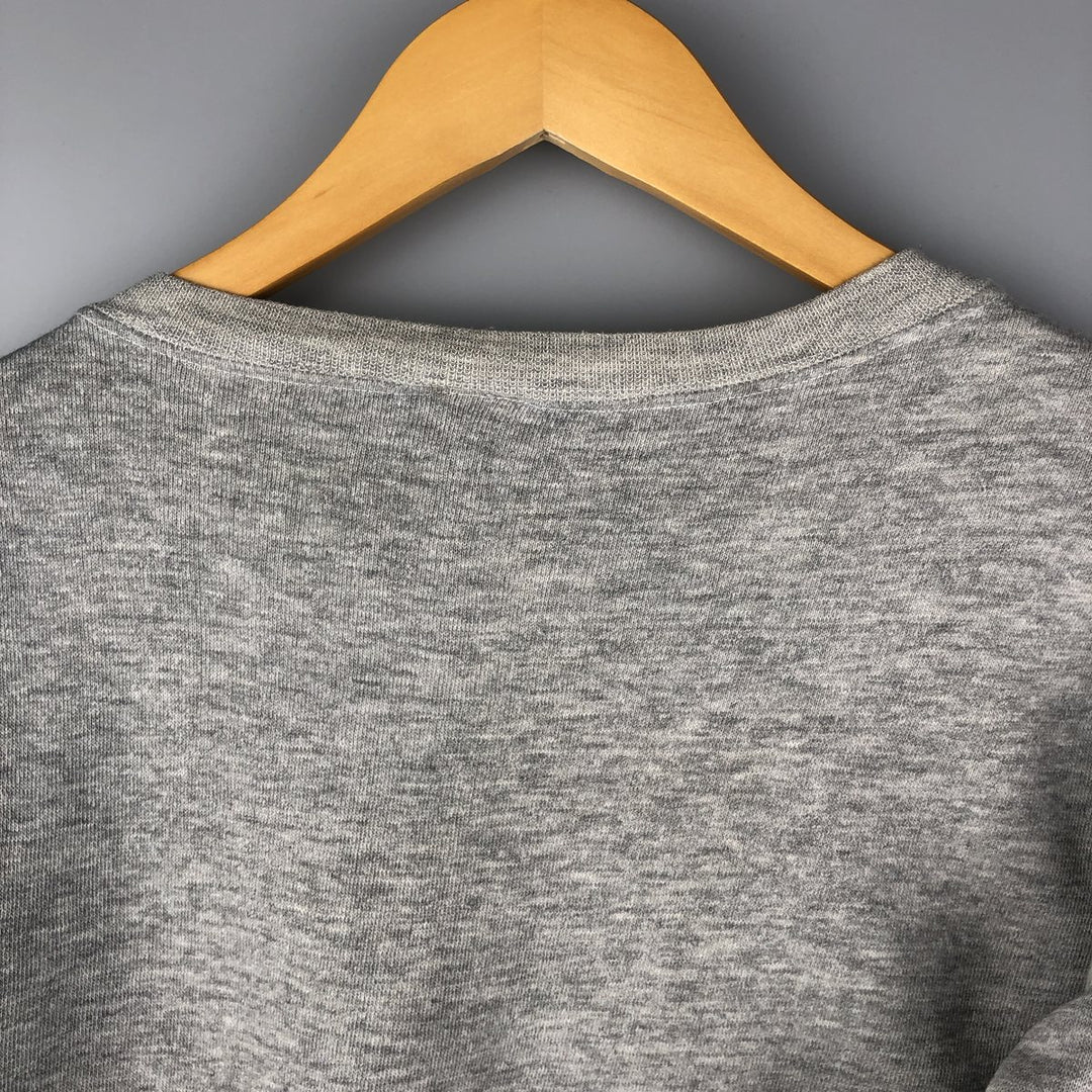 Vintage 90'S Logo Seven Advertising Sweatshirt, Made in USA, Men's XL cotton gray type Vintage Second Hand