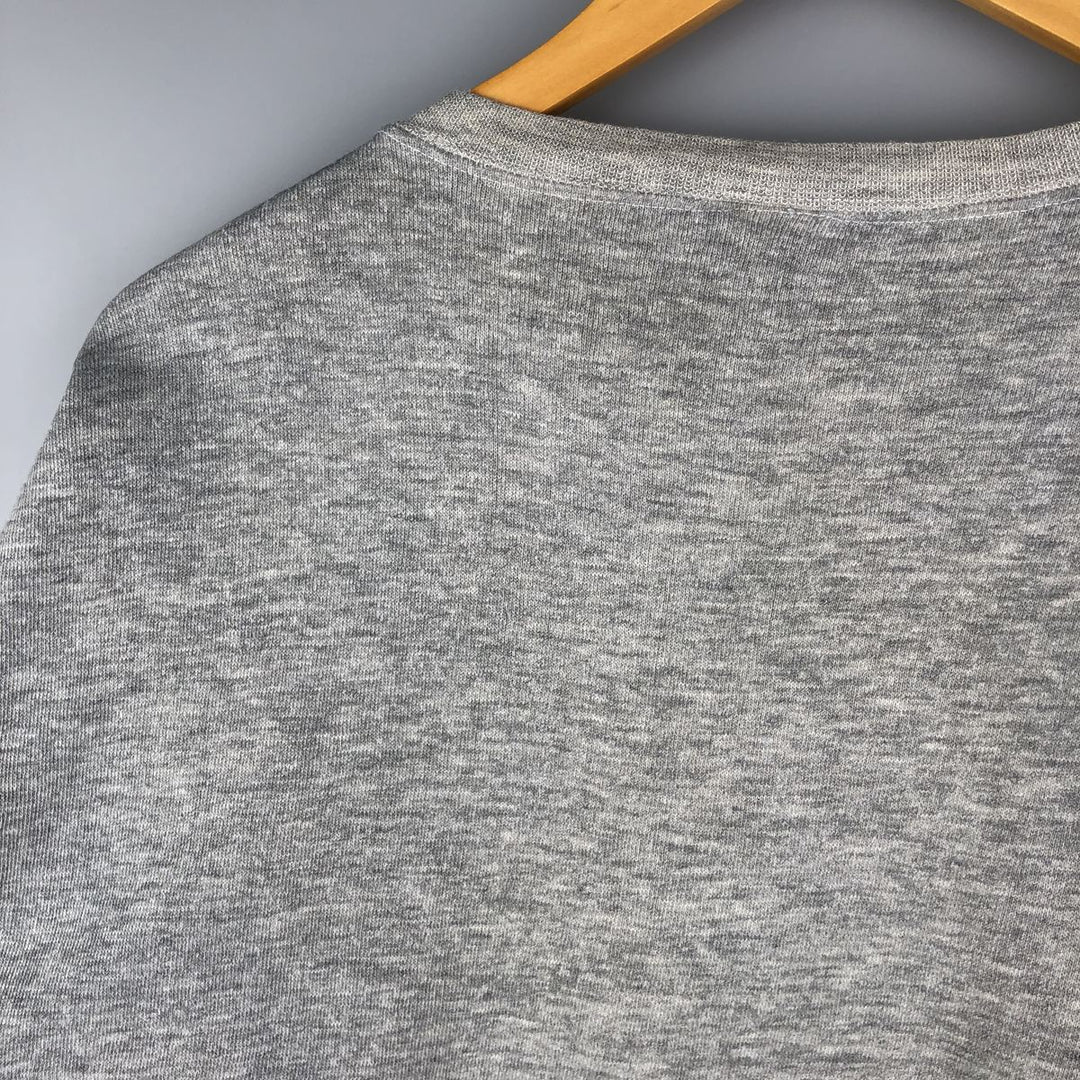 Vintage 90'S Logo Seven Advertising Sweatshirt, Made in USA, Men's XL cotton gray type Vintage Second Hand