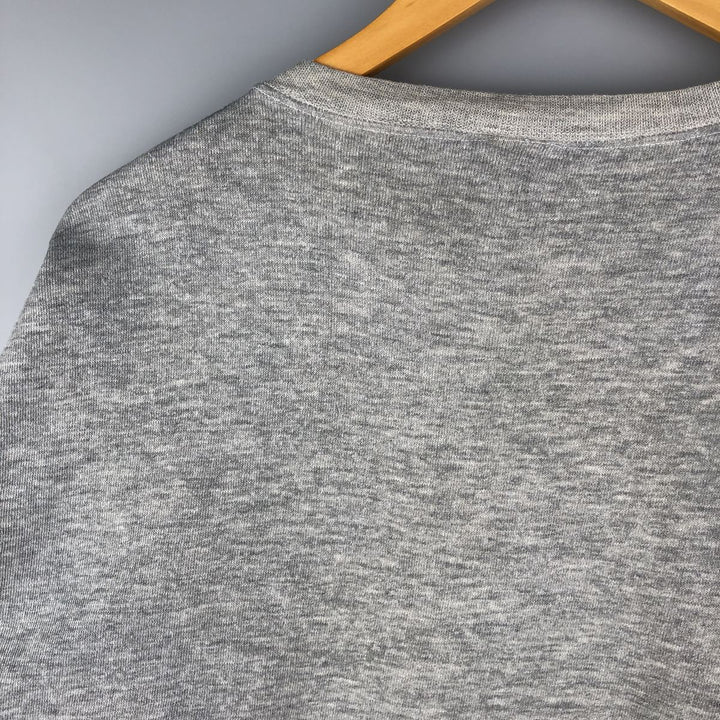 Vintage 90'S Logo Seven Advertising Sweatshirt, Made in USA, Men's XL cotton gray type Vintage Second Hand