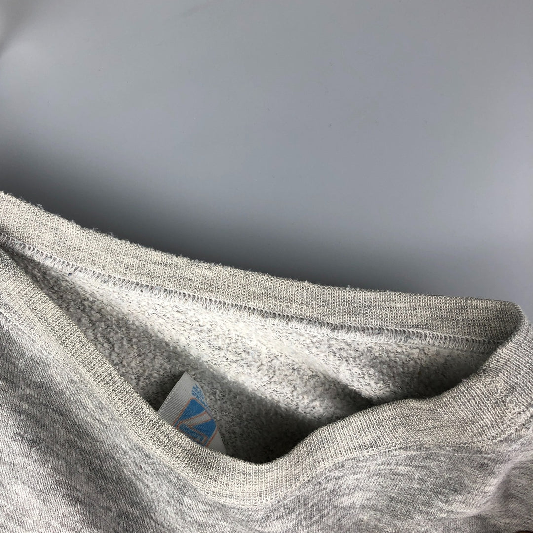 Vintage 90'S Logo Seven Advertising Sweatshirt, Made in USA, Men's XL cotton gray type Vintage Second Hand