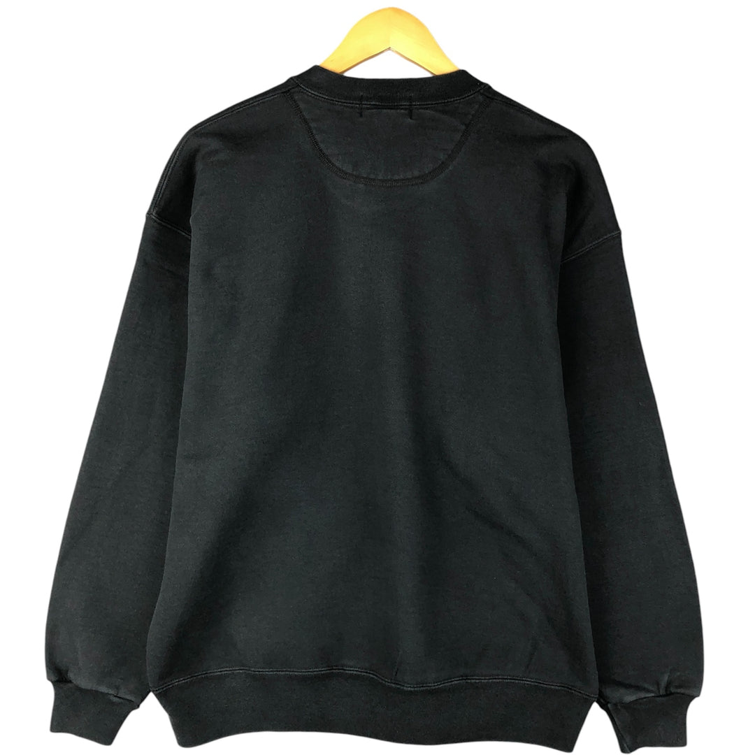 Vintage 90'S Jerzees Cotton Sweatshirt, College Sweatshirt, Made in USA, Men's Size XL cotton black type Vintage Second Hand