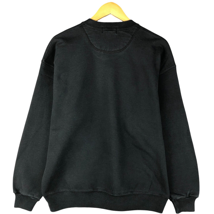 Vintage 90'S Jerzees Cotton Sweatshirt, College Sweatshirt, Made in USA, Men's Size XL cotton black type Vintage Second Hand
