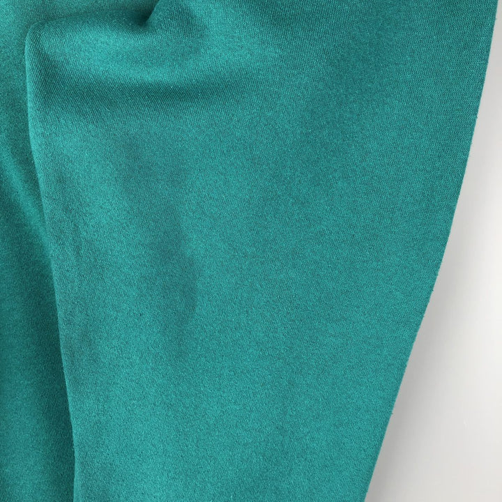 Vintage 90'S GARMENTGRAPHICS college sweatshirt, made in the USA, size L, men's cotton Emerald green Vintage Second Hand
