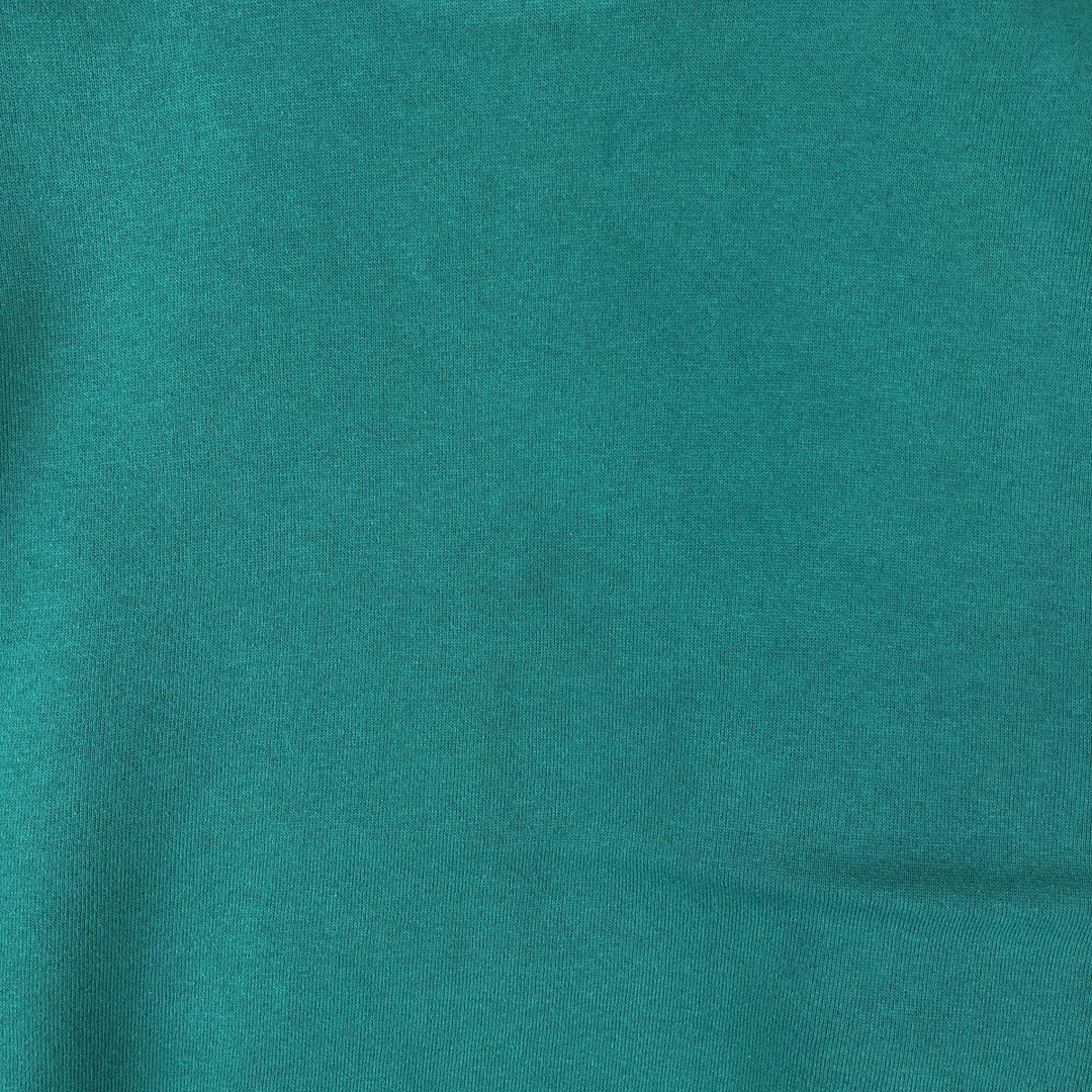 Vintage 90'S GARMENTGRAPHICS college sweatshirt, made in the USA, size L, men's cotton Emerald green Vintage Second Hand