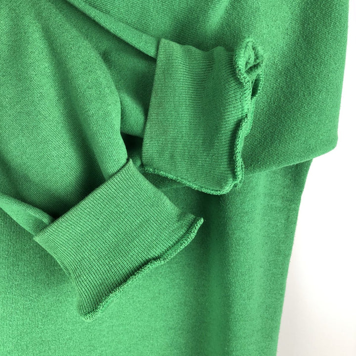 90'S SPA Michigan State University Triple Print College Character Sweatshirt, Made in USA, Men's Size L cotton green type Vintage Second Hand