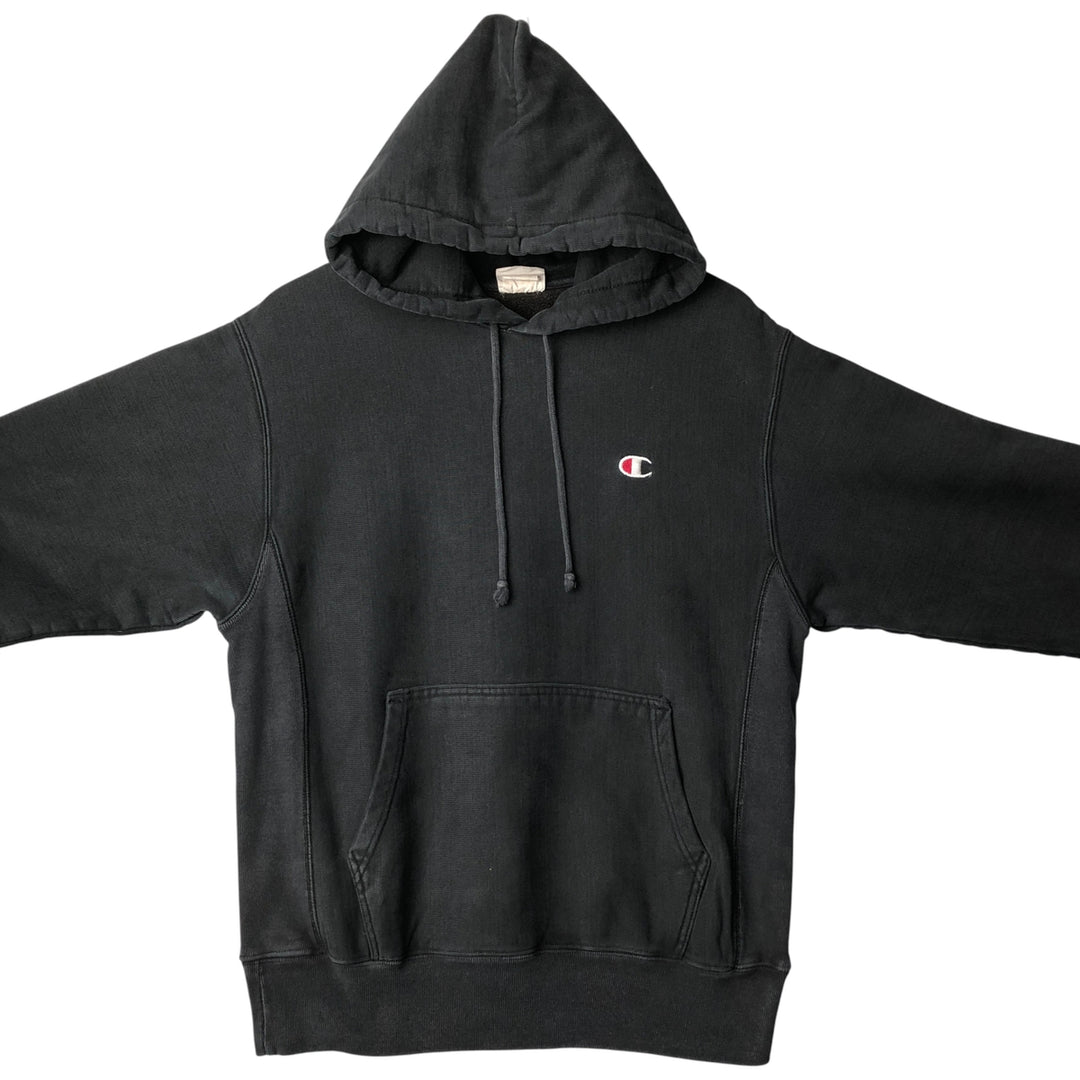 Champion REVERSE WEAVE Reverse Weave Sweat Pullover Hoodie Men's M cotton black type Vintage Second Hand