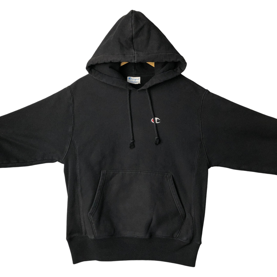 Champion REVERSE WEAVE Reverse Weave Sweat Pullover Hoodie Men's M cotton black type Vintage Second Hand