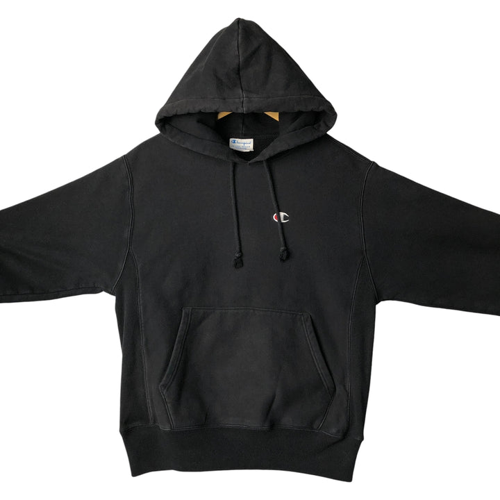 Champion REVERSE WEAVE Reverse Weave Sweat Pullover Hoodie Men's M cotton black type Vintage Second Hand