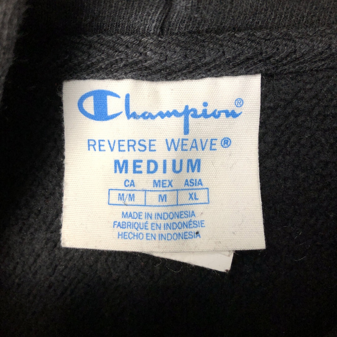 Champion REVERSE WEAVE Reverse Weave Sweat Pullover Hoodie Men's M cotton black type Vintage Second Hand