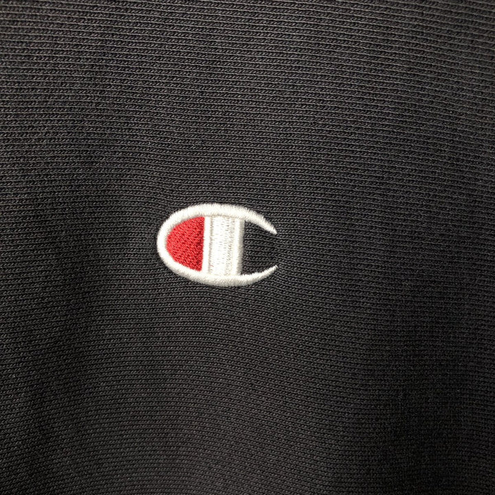 Champion Reverse Weave Replica Solid Tag Pullover Hoodie, Men's Size M cotton black type Vintage Second Hand