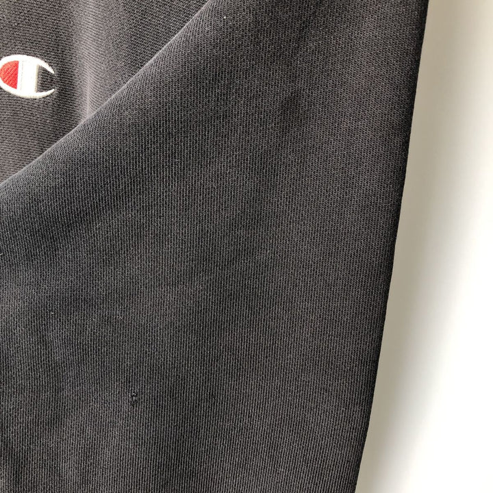Champion Reverse Weave Replica Solid Tag Pullover Hoodie, Men's Size M cotton black type Vintage Second Hand