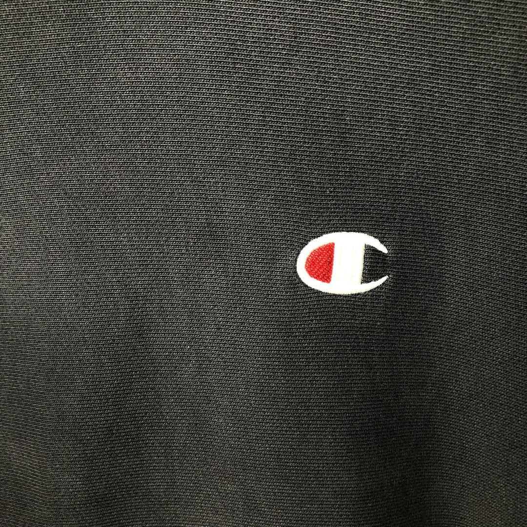Champion Reverse Weave Replica Solid Tag Pullover Hoodie, Men's Size M cotton black type Vintage Second Hand
