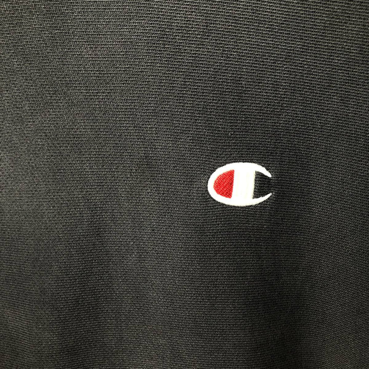 Champion Reverse Weave Replica Solid Tag Pullover Hoodie, Men's Size M cotton black type Vintage Second Hand