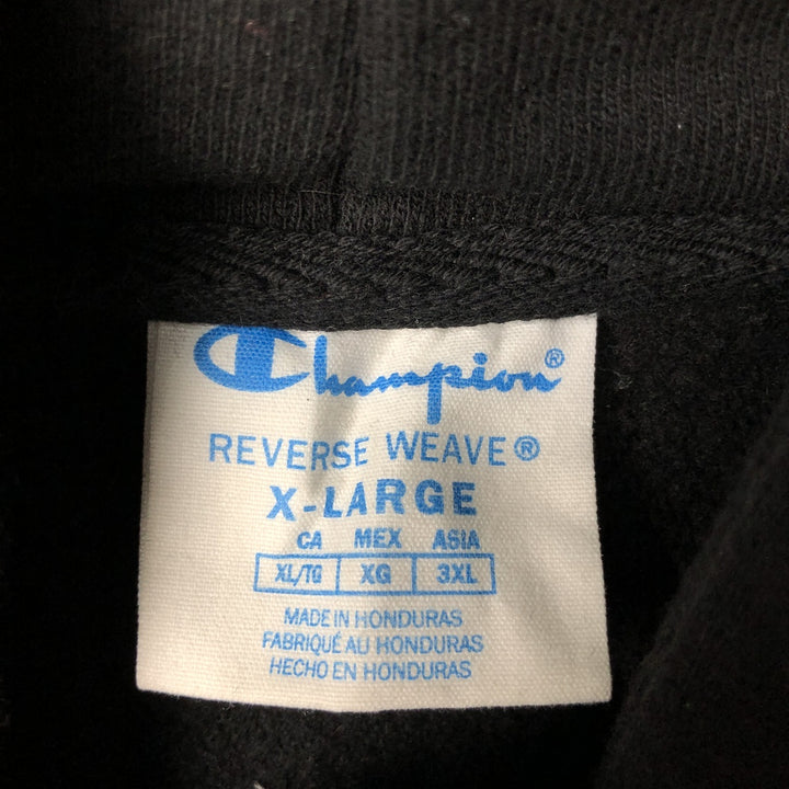 Champion REVERSE WEAVE Reverse Weave Sweat Pullover Hoodie Men's XL cotton black type Vintage Second Hand