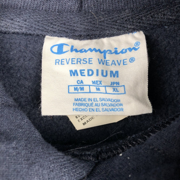 Champion REVERSE WEAVE Reverse Weave Sweat Pullover Hoodie Men's M cotton navy blue type Vintage Second Hand