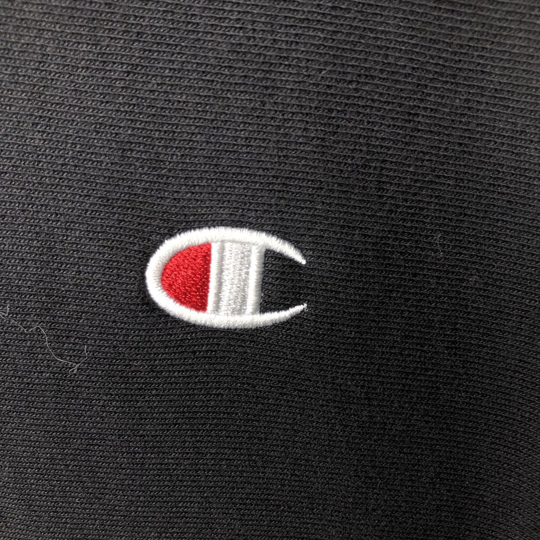 Champion Reverse Weave Replica Solid Tag Pullover Hoodie, Men's Size M cotton black type Vintage Second Hand