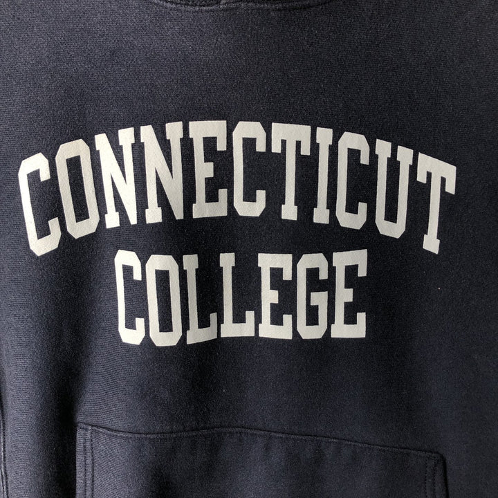 2000'S Champion Original Reverse Weave College Pullover Hoodie, Men's Size Small cotton navy blue type Vintage Second Hand