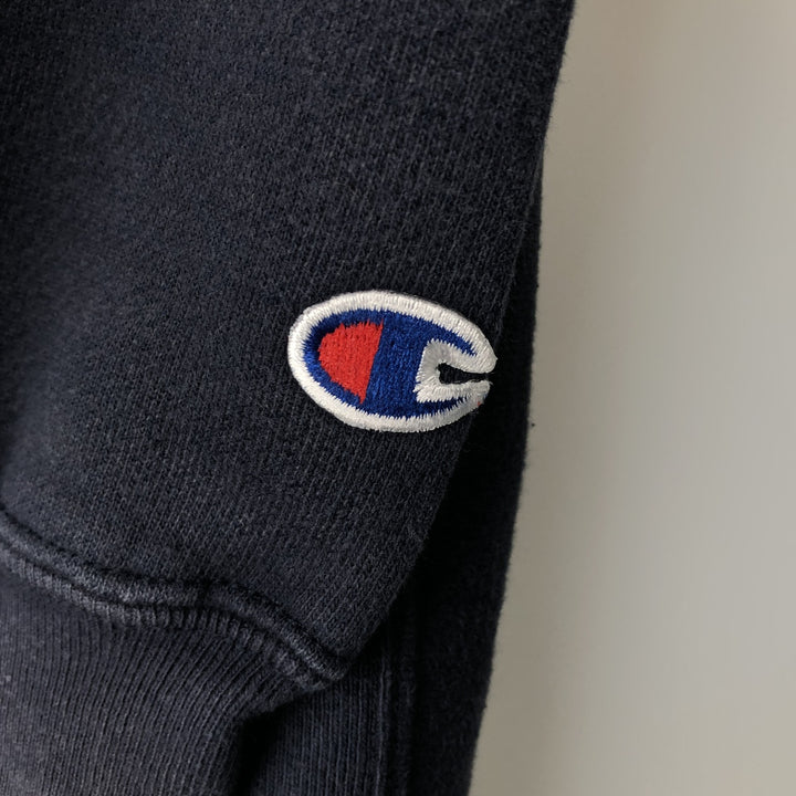 2000'S Champion Original Reverse Weave College Pullover Hoodie, Men's Size Small cotton navy blue type Vintage Second Hand